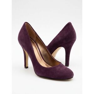 Nine West Plum Suede Pointed-Toe Heels